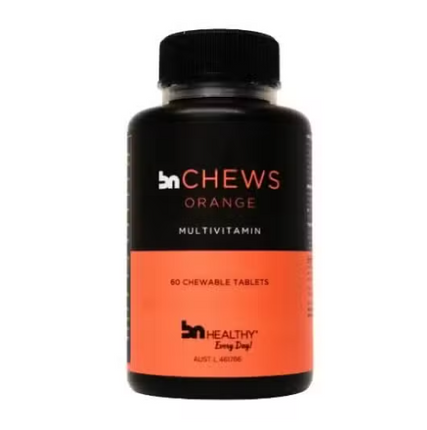 BN Healthy Chews Orange Chewable Multivitamin 60 Tablets