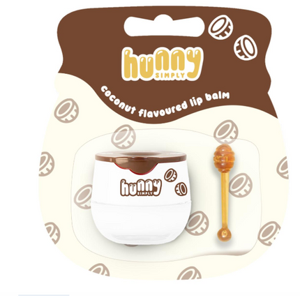 Hunny Simply Coconut Flavoured Honeypot Lip Balm 10G