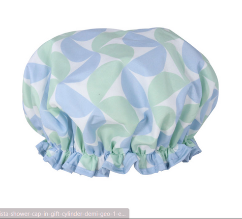 Wicked Sista Shower Cap in Gift Cylinder Demi Geo