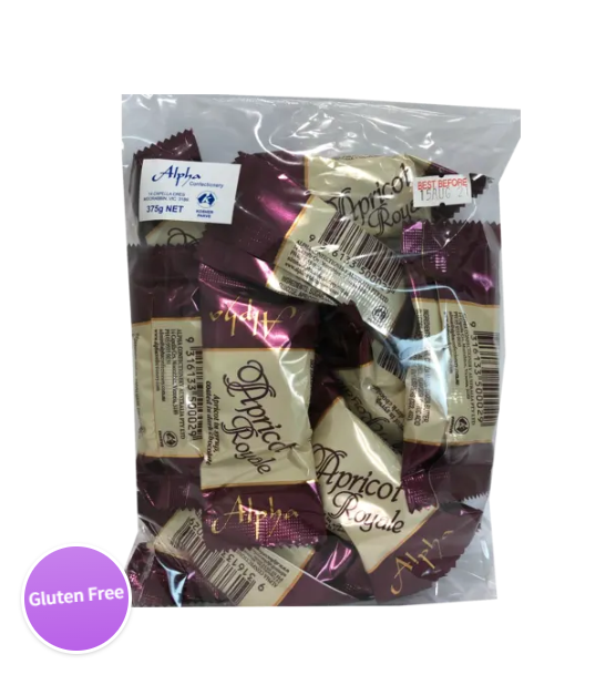 Alpha Apricot Royale 375G Clear Bag