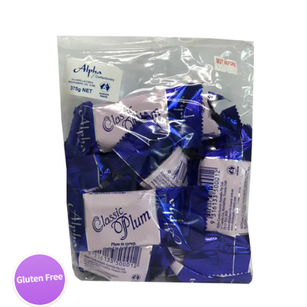 Alpha Classic Plum 375G Clear Bag