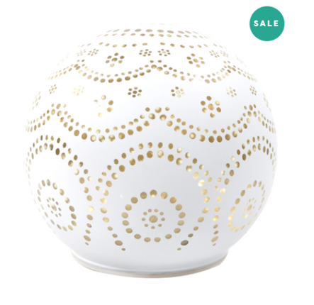 Arome Ambiance Home Living Decorative Dome Lamp Snow White
