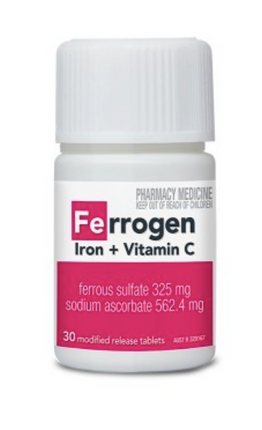 Ferrogen Iron + Vitamin C 30 Tablets