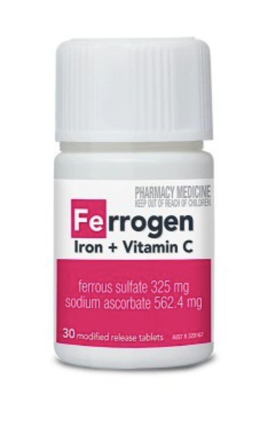 Ferrogen Iron + Vitamin C 30 Tablets