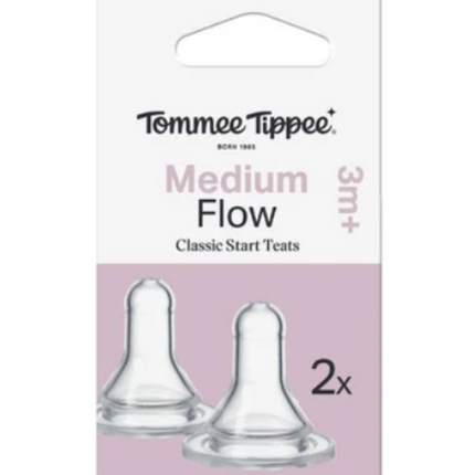 Tommee Tippee Classic Slim Medium Flow Teats