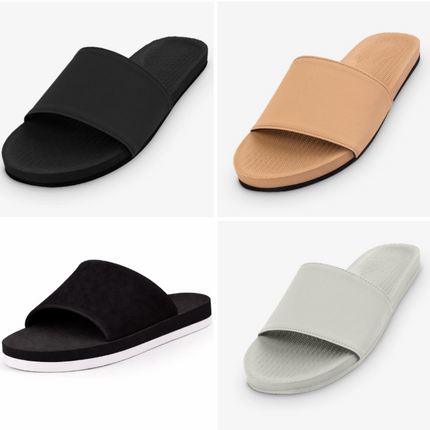 Indosole Women Slide Sandal 4 Pair Combo 16 Size 8 to 9