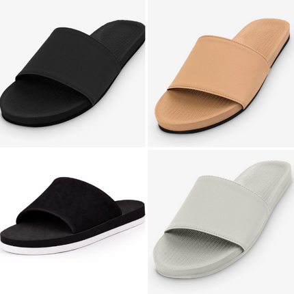 Indosole Women Slide Sandal 4 Pair Combo 15 Size 6 to 7