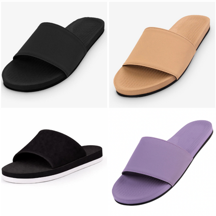 Indosole Women Slide Sandal 4 Pair Combo 14 Size 4 to 5
