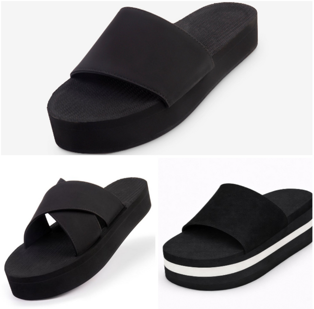 Indosole Women Slide Sandal 3 Pair Combo 4 Size 6 to 7