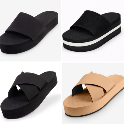 Indosole Women Sandal 4 Pair Combo 13 Size 4 to 5