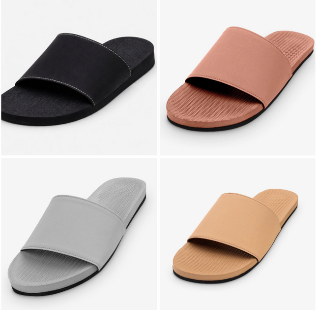 Indosole Men Slide Sandal 4 Pair Combo 12 Size 12