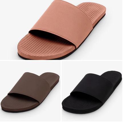 Indosole Men Slide Sandal 3 Pair Combo 2 Size 7 to 8