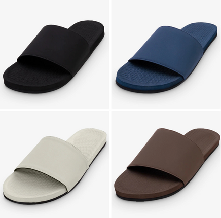 Indosole Men Slide Sandal 4 Pair Combo 4 Size 12