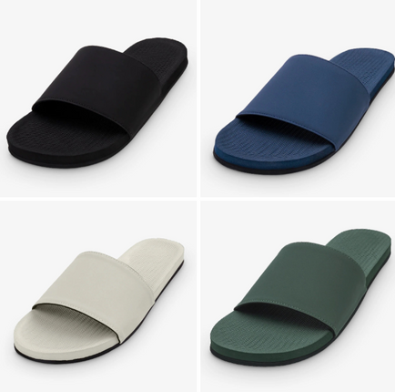 Indosole Men Slide Sandal 4 Pair Combo 6 Size 7 to 8
