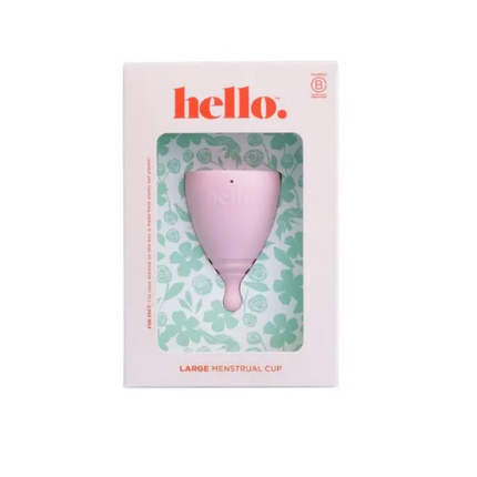 Hello Cup Average Cervix Menstrual Cup Large Blush 60g