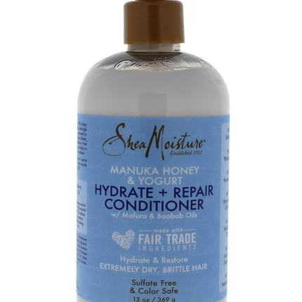 Shea Moisture Manuka Honey and Yogurt Hydrate Plus Repair Conditioner by Shea Moisture for Unisex - 13 oz Conditioner, 384.46 ml