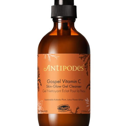 Antipodes Gospel Vitamin C Face Cleanser – Brightening Skincare Ingredients - Skincare for Glowing Skin –Vegan – 200 ml