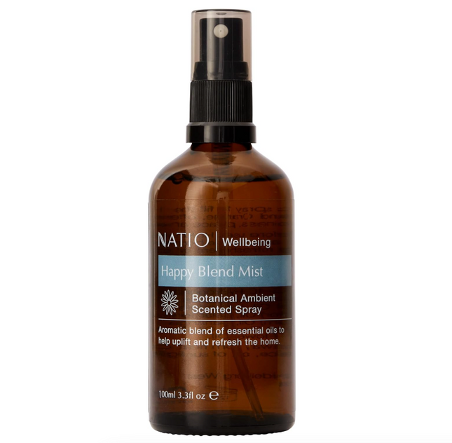 Natio Wellbeing Ambient Scented Spray Happy Blend Mist 100ml