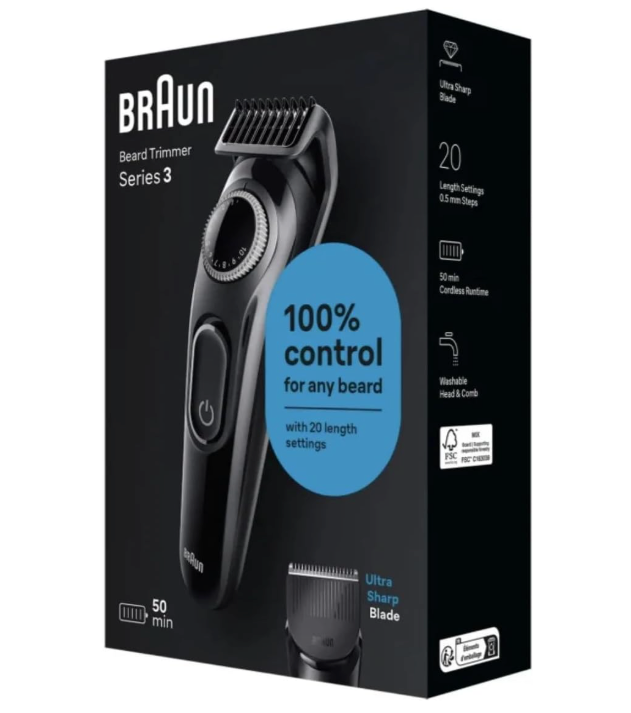 Braun Beard Trimmer Bt3400