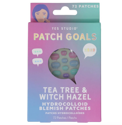 Yes Studio 72pc Hydrocolloid Blemish Dots Speech Bubbles - Tea Tree & Witch Hazel