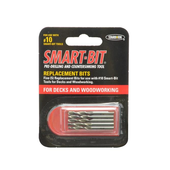 Smart-Bit 3.6mm x 30mm Replacement Drill Bits for 10g Smart-Bit Decking Tool BDA166