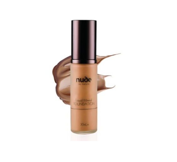 Nude By Nature Liquid Mineral Foundation Dark 30ml