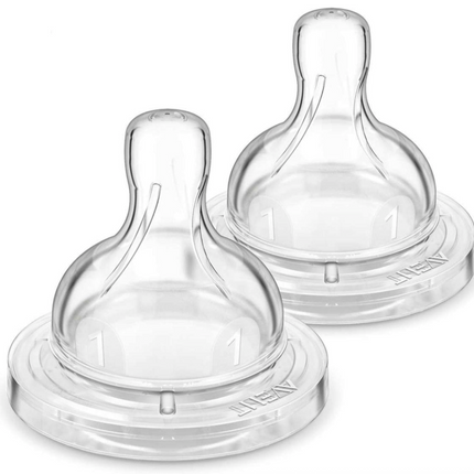 Avent Teat Silicon Newborn 2Pack
