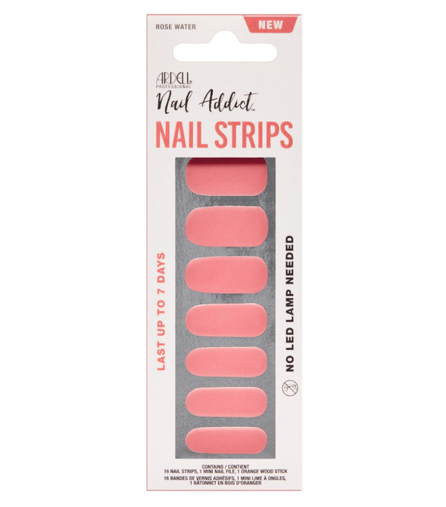 Ardell Nail Addict Strips Rosewater