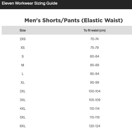 Eleven Workwear Essential Drill Cargo Work Short Charcoal Regular Leg