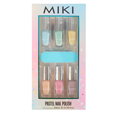 Miki Pastel Nail Polish Set