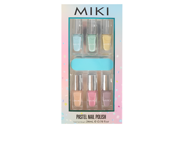 Miki Pastel Nail Polish Set