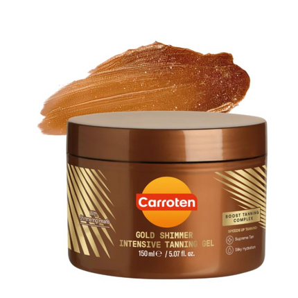 Carroten Gold Shimmer Intensive Tanning Gel 150ml