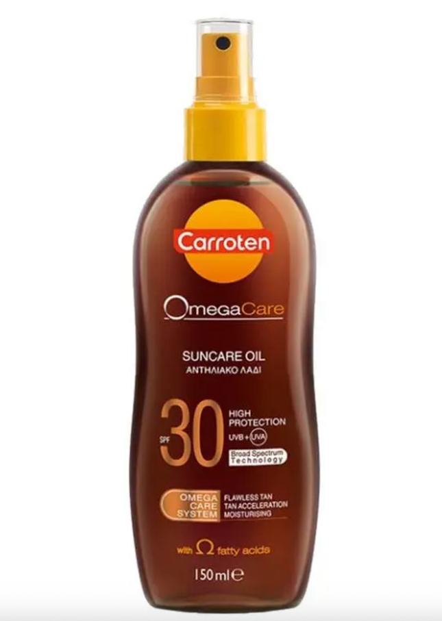 Carroten Omegacare Spf 30 Tanning Oil Spray 150ml