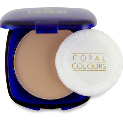Coral Colours Comp Pressed Powder Light Beige