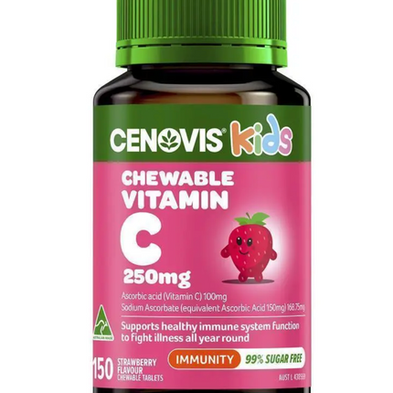 Cenovis Kids Vitamin C 250mg Berry Chew Tablets 150