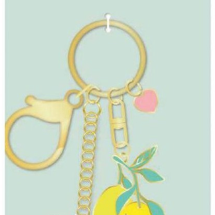 Urban Products Lemons with Tassel Decor Keyring
