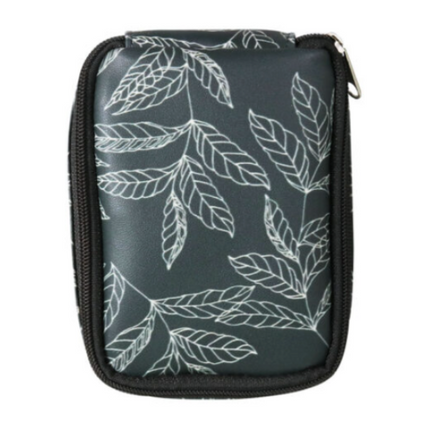Wicked Sista Portable Pill Case Leaf Lines