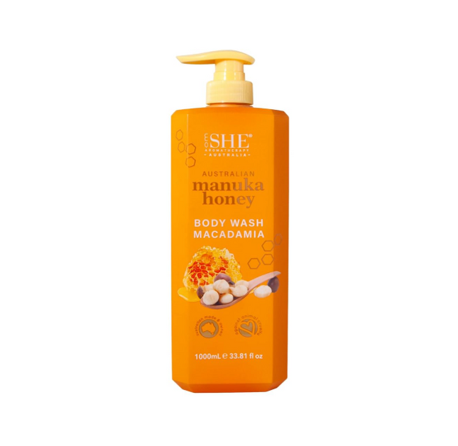 She Aromatherapy Manuka Honey Body Wash 1liter