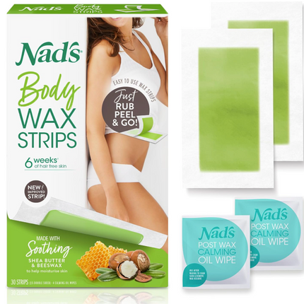 Nad's Body Wax Strips 30