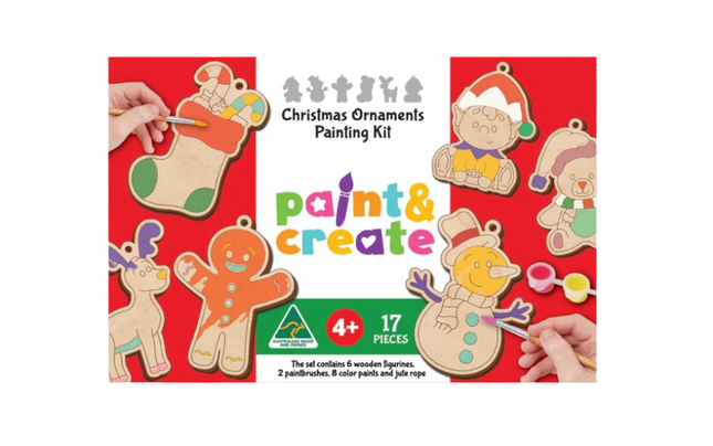 Artico  Paint and Create Christmas Ornaments Kit