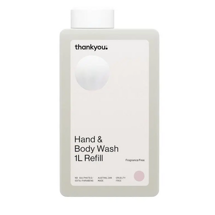 Thankyou Hand Body Fragrance Free Refill 1L