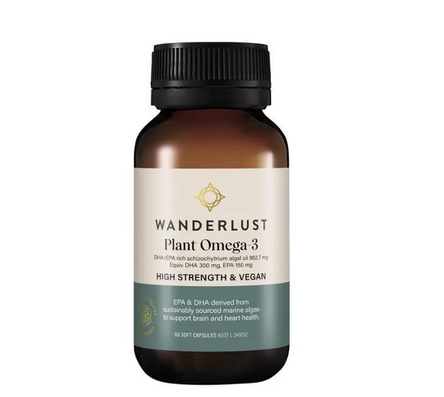 Wanderlust Plant Omega-3 60 Capsules