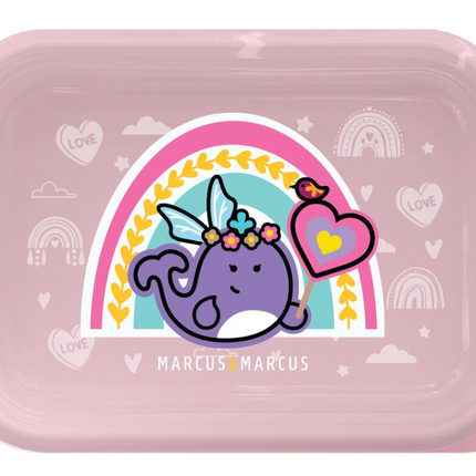 Marcus & Marcus 2 Tier Stainless Steel Lunch Box Rainbow