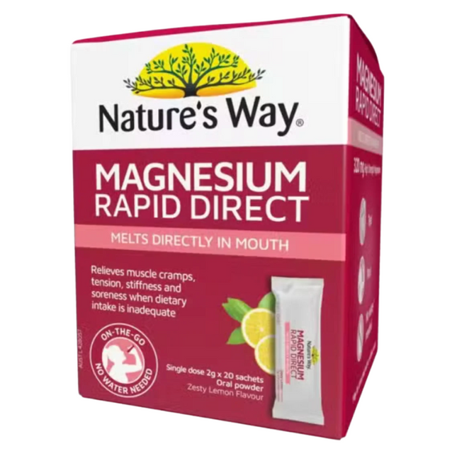 Nature's Way Magnesium Rapid Direct 2G 20 Sachets