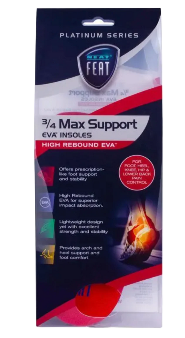 Neat Feat Orthotics Maximum Foot Support Medium