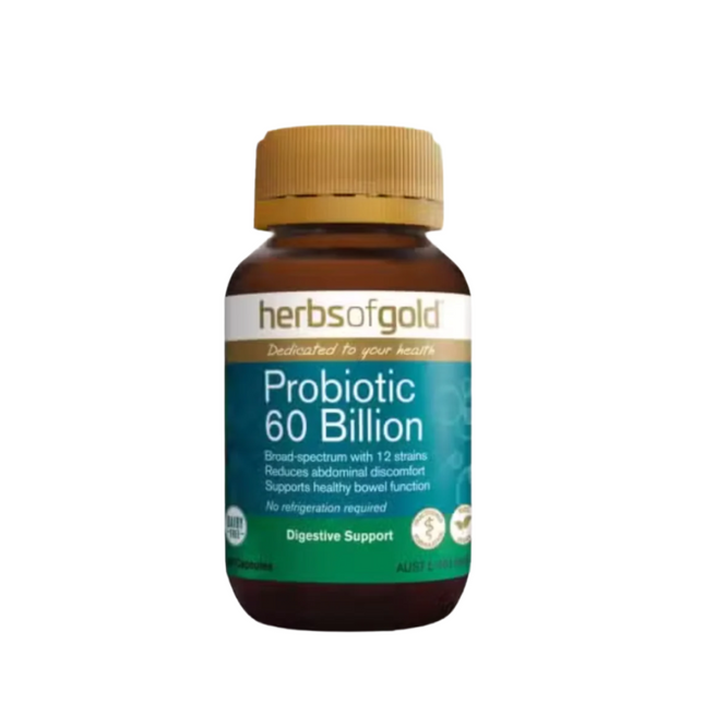 Herbs of Gold Probiotic 60 Billion 30 Capsules