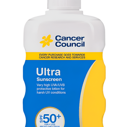 Cancer Council Ultra Sunscreen SPF 50 Plus Pump 200ML