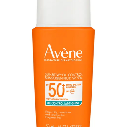 Avene Sunsitive Oil Control Sunscreen Fluid SPF50 Plus