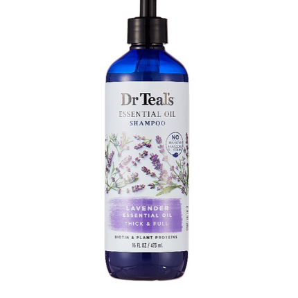 Dr Teals Shampoo Lavender Essential Oils Thick And Full 473ML