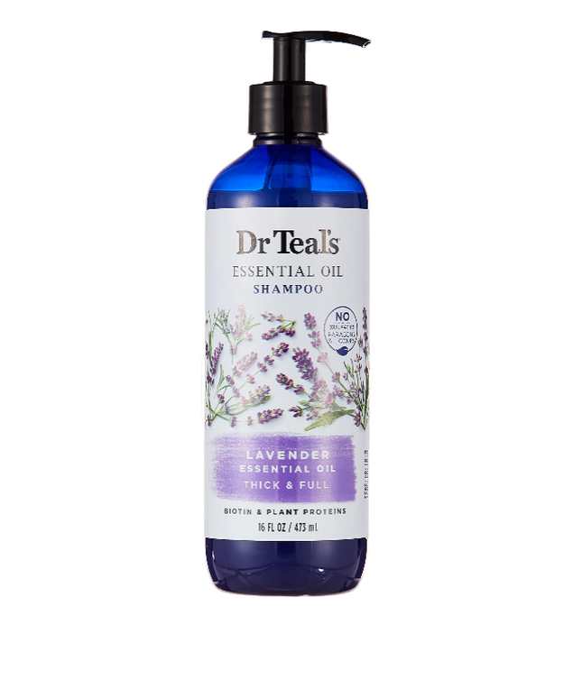 Dr Teals Shampoo Lavender Essential Oils Thick And Full 473ML